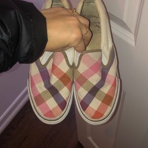 Burberry size 6.5 slip on sneakers